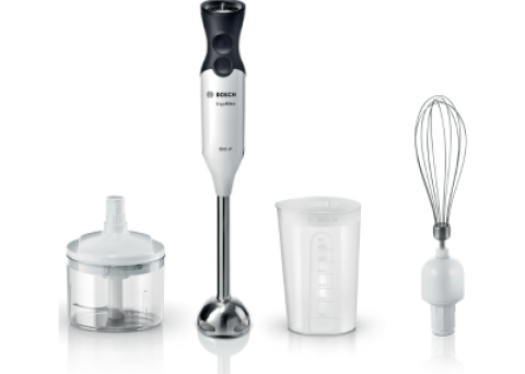Máy xay cầm tay Bosch MS6CA4150G ( Trắng ) - Lưỡi xay 4 cánh QuattroBlade